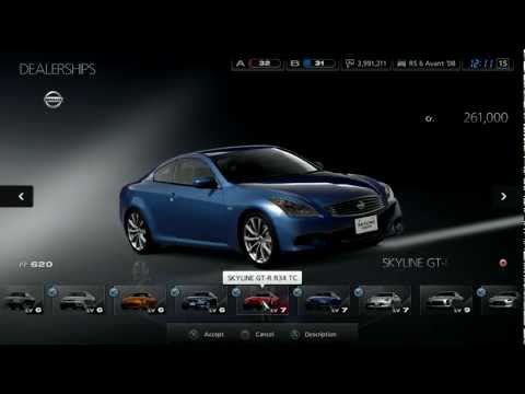 All Premium GT5 cars Showcase FULL HD money glitch cheat
