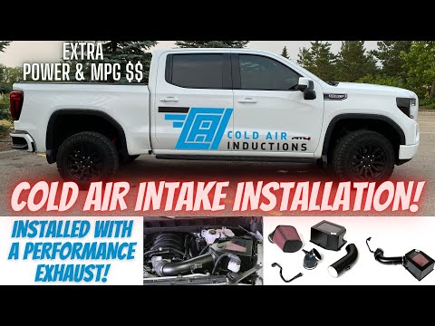 Cold Air Inductions Install & Review | 2021 GMC Sierra AT4 6.2L + Borla S-Type Exhaust!