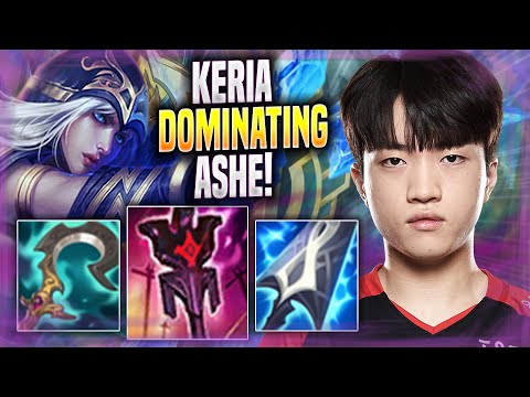 KERIA DOMINATING WITH ASHE! - T1 Keria Plays Ashe SUPPORT vs Pyke! | Season 2022