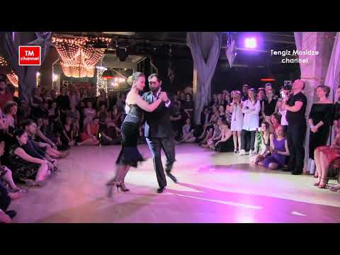  Vera Gogoleva  and  Yalcin Ugur  are  dancing  to  the  tango  "  Ahora no me conocés  "  by  Osvaldo Pugliese  in  2020