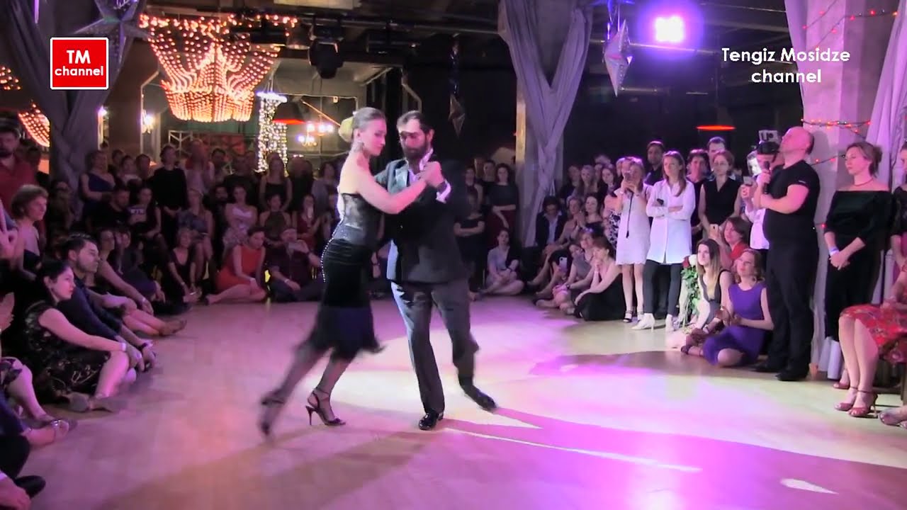 Tango "Ahora no me conocés". Vera Gogoleva and Yalcin Ugur on nightly milonga. Танго 2020.