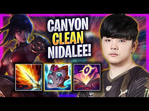CANYON IS SUPER CLEAN WITH NIDALEE! - GEN Canyon Plays Nidalee JUNGLE vs Poppy! | Season 2024