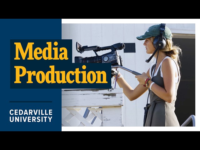 Thumbnail for video titled: Why Study Media Production at Cedarville University?
