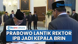 Mendadak Ditelepon Seskab Teddy, Rektor IPB Arif Satria Ternyata Ditunjuk Prabowo Jadi Kepala BRIN