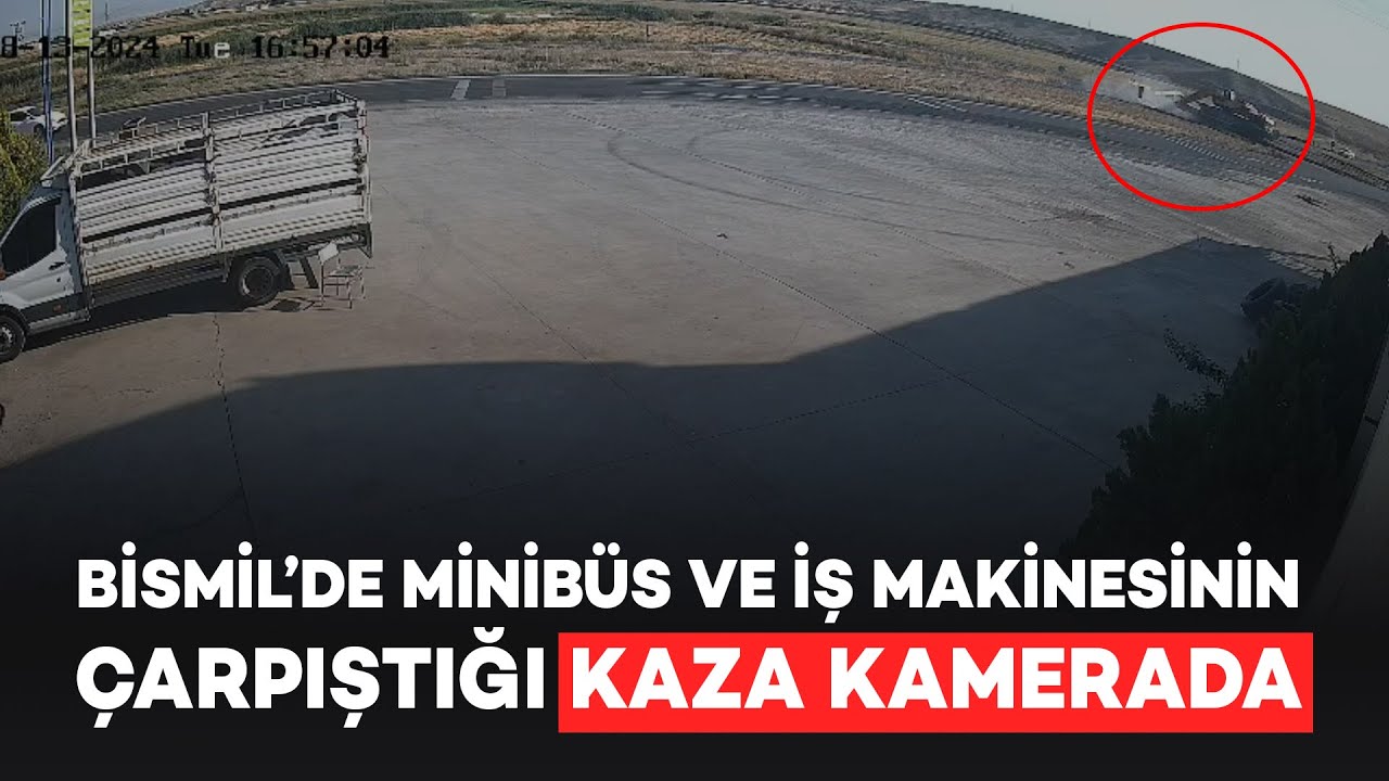 Bismil’de 3 kişinin yaralandığı kaza kamerada
