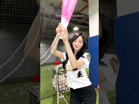 how to play baseball #aespa #æspa #에스파 #GISELLE #지젤