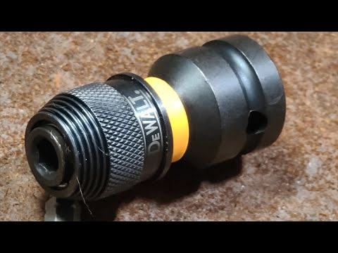 DeWalt 1/2" Drive to 1/4" Hex Impact Adapter Review