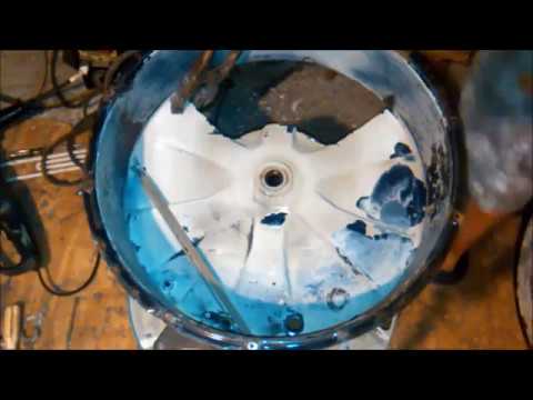 How To Make a Plant Shredder From a Old Washing Machine Drum For Faster Composting, For Agriculture Video
