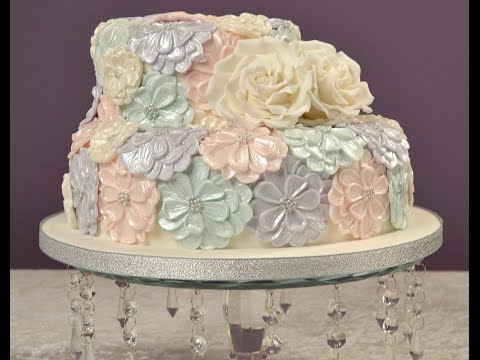 DAHLIA Flowers silicone icing mould DAHLIA Flowers silicone icing mould