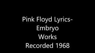 Embryo- Pink Floyd Lyrics