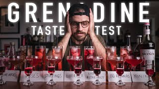Grenadine Taste Test - which syrup to buy