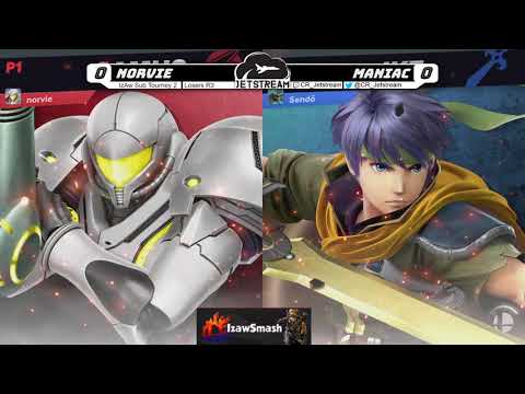 IzAw Sub Tourney 2 Losers R3 - norvie (Samus) Vs. Maniac (Ike) Smash Ultimate - SSBU
