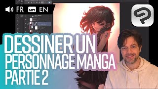 [FR] L’illustration de personnage manga avec Franck Demollière - partie 2