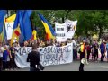 Thousands Of Youngsters Ask For Unification In A Rally Moldova