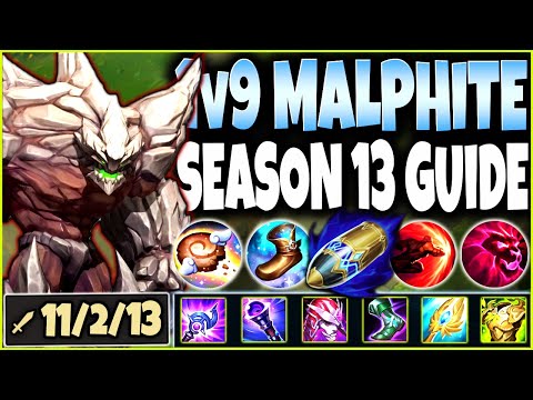 This is the MOST OP Malphite Season 13 Build Guide EVER 💸 INSANE DAMAGE & GOLD - League of Legends