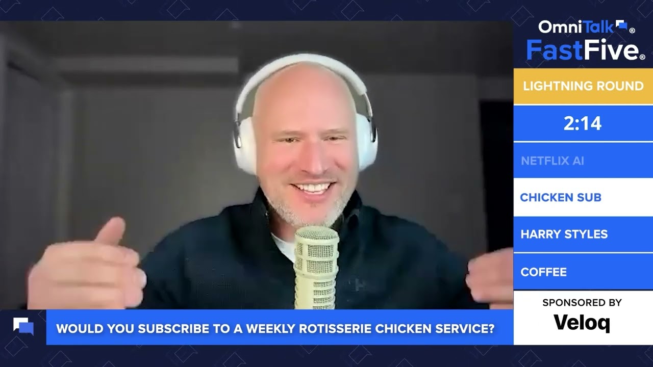 Lightning Round: Netflix AI, Rotisserie Chicken & Mushroom Coffee | Fast Five Shorts