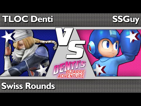 DBA1 Smash 3DS - TLOC Denti (Sheik) vs SSGuy (Megaman) - Swiss Rounds