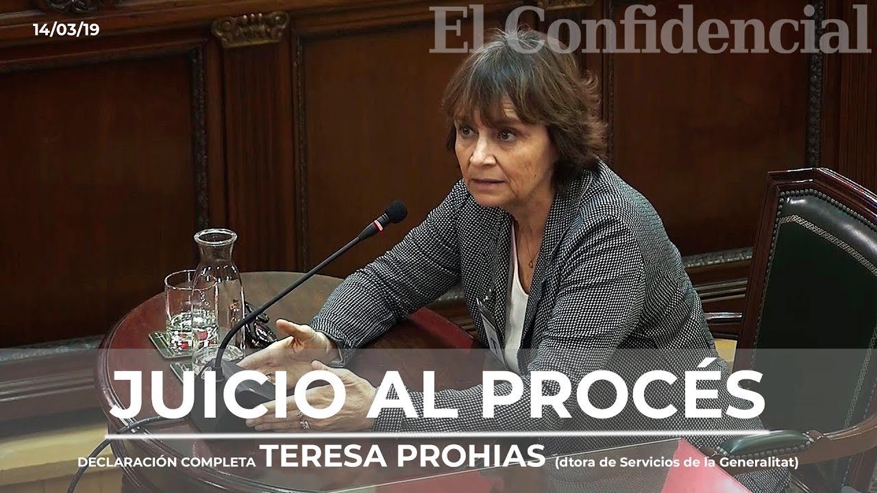 Declaración Completa de Teresa Prohias en el juicio del procés