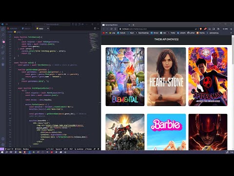 Movie Data With Tmdb Api Html Css Javascriptbasic