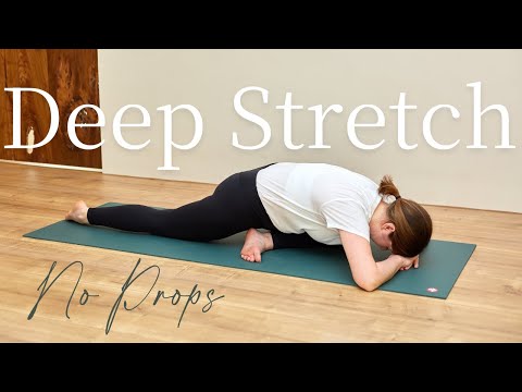 30-Minute Full-Body Yin Yoga Deep Stretch | No Props Yin (Some Intermediate Poses: Frog, Shoelace)