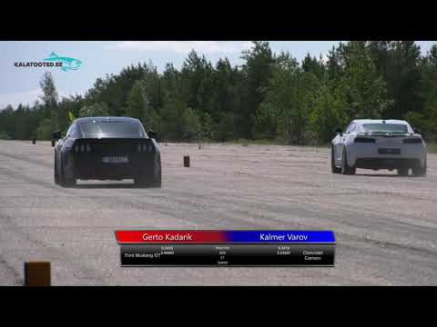 Gerto Kadarik - Ford Mustang GT vs Kalmer Varov - Chevrolet Camaro. Drag race @ RaceWars2019