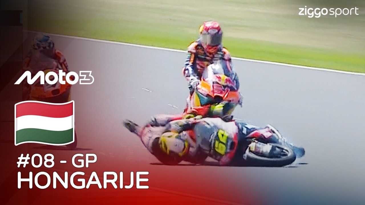 O NEE... WAT EEN HORRORCRASH IN DE LAATSTE RONDE! 😱😱 | Samenvatting GP van Hongarije | Moto3