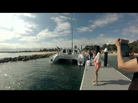 Schionning 36' Cosmos Performance Cruising Catamaran Launch
