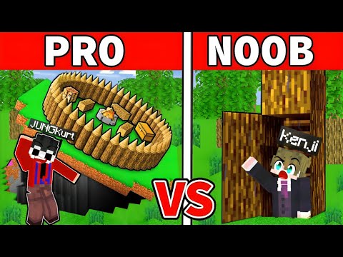 I Found a Secret Base to Survive from the Deer for 99 Days in Minecraft!