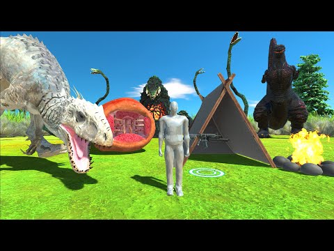 Build Barracks To Fight Shin Godzilla - Animal Revolt Battle Simulator