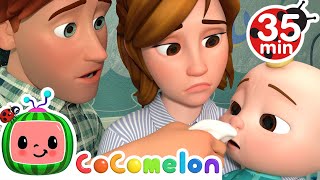 Sick Song + More Nursery Rhymes &amp; Kids Songs - CoComelon