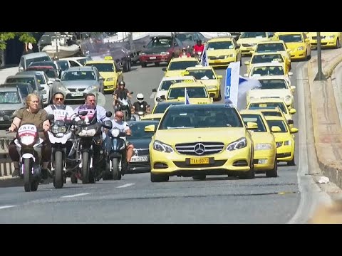 Athen: Taxifahrer streiken gegen vorgeschlagene Gesetzesänderung