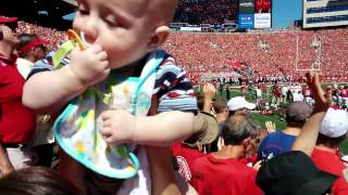 preview picture of video 'Declan's First Trip to Camp Randall - Jump Around'