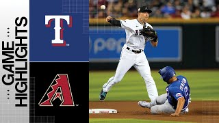 Rangers vs D-backs Game Highlights (8/21/23)  MLB 