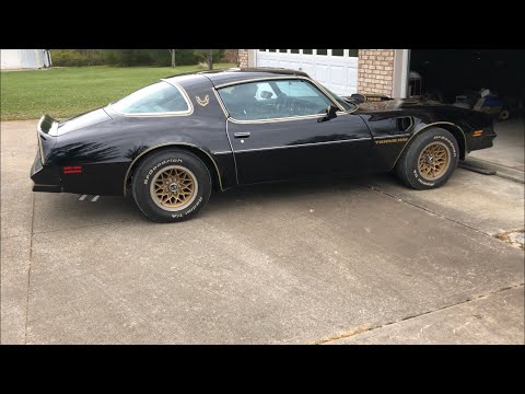 1978 Trans Am 400 4 speed test drive