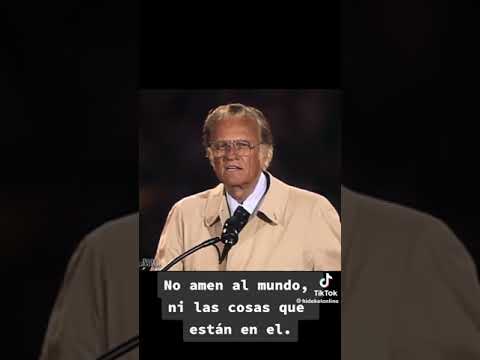 Billy Graham no te distraiga por las vanidades del mundo somos salvo por gracias 🙏🥰