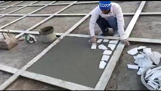How to install marble cut pice  मार्बल