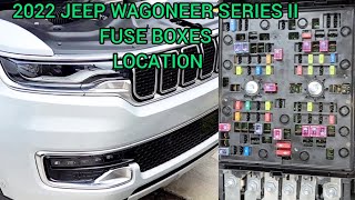 How to find fuse boxes in 2022 Jeep Wagoneer Series II DIY