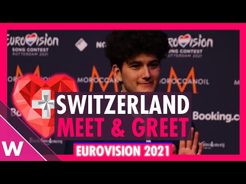 Switzerland Press Conference: Gjon's Tears "Tout l'Univers" @ Eurovision 2021