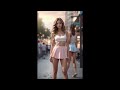 4K LookBook Stunning Sweet Cuties In Mini Skirts Cute Panties Skirt Lift AI Art