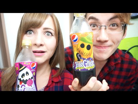 MYSTERY FLAVOR JAPANESE PEPSI // PEPSI GHOST 飲んでみた！ (MYSTERY FLAVOR JAPANESE PEPSI // PEPSI GHOST 飲んでみた！)