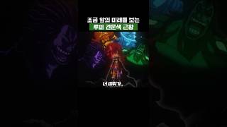 원피스) 조금 앞의 미래를 보는 루피 견문색 근황