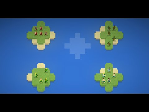 4 Species Battle With Naval Invasions Only! -WorldBox