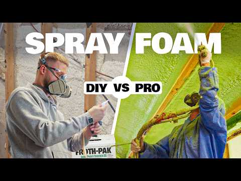DIY Spray Foam Insulation VS. Pros – Was it worth it? (Costs & Lessons Learned)