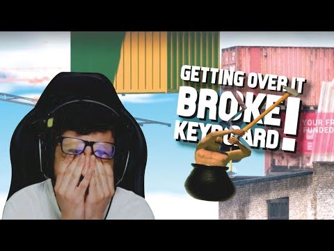 CARRYMINATI GETTING OVER IT | FUNNIEST MOMENTS | BROKE KEYBOARD