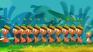 The Ants Go Marching | Rhymes For Kids