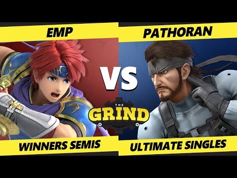 Smash Ultimate Tournament - EMP (Roy)  Vs. Pathoran (Snake) - The Grind 75 SSBU Winners Semis