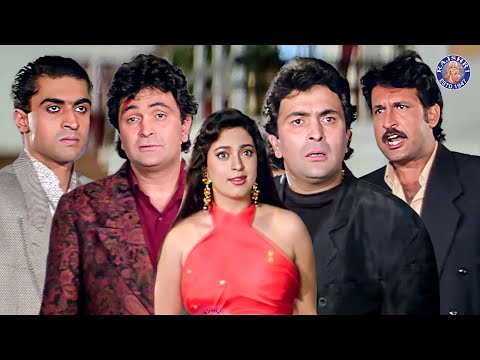 जुड़वाँ ऋषि कपूर का एक्शन क्लाइमेक्स | Mohnish Bahl | Juhi Chawla | Bol Radha Bol Movie Climax