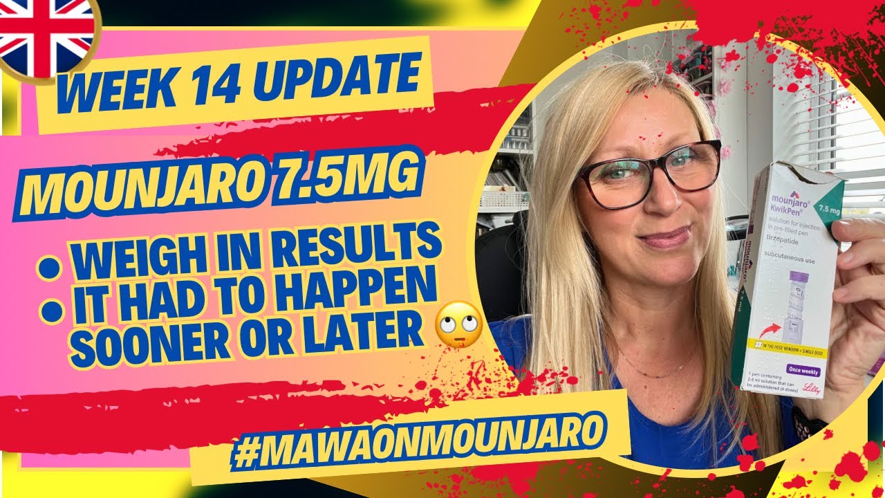 WEEK 14 UPDATE: weigh in results - it had to happen sooner or later… 30+lbs lost #mawaonmounjaro