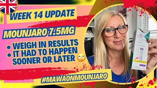 WEEK 14 UPDATE: weigh in results - it had to happen sooner or later… 30+lbs lost #mawaonmounjaro