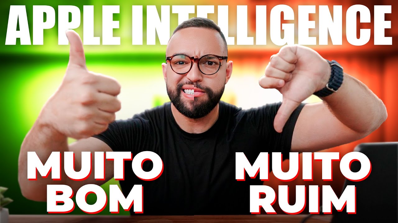 Apple Intelligence é MUITO BOM mas também DECEPCIONANTE!